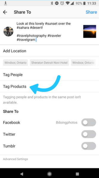 how to set up instagram shopping posts