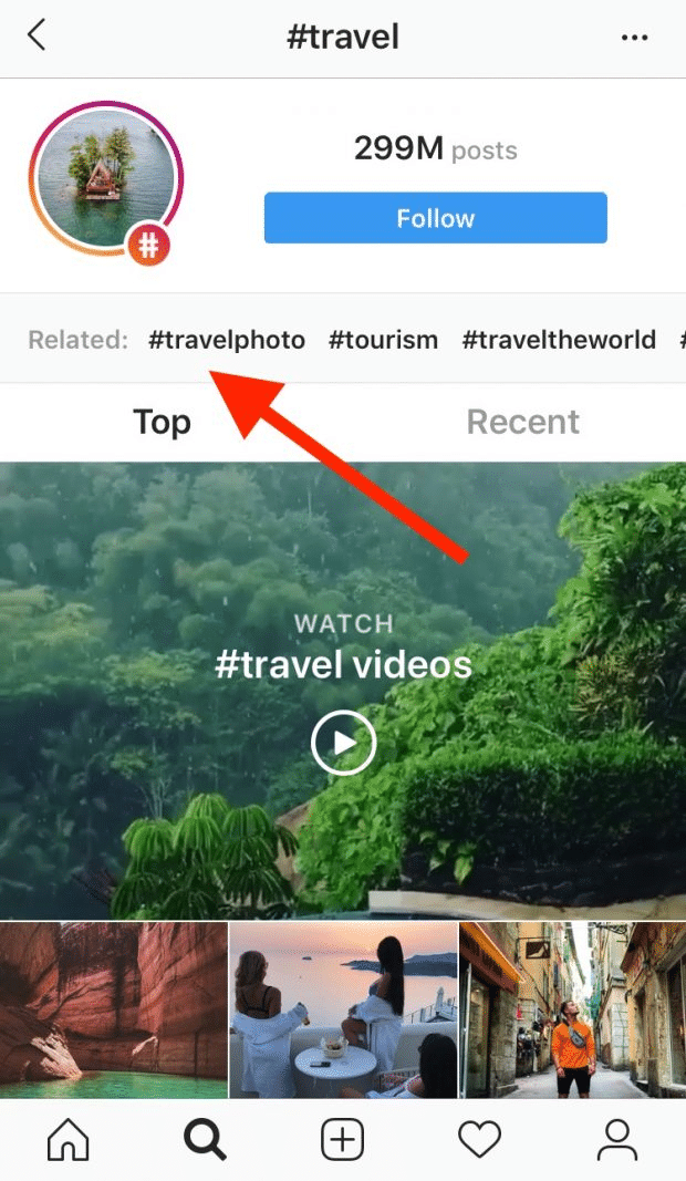 find hashtags on instagram