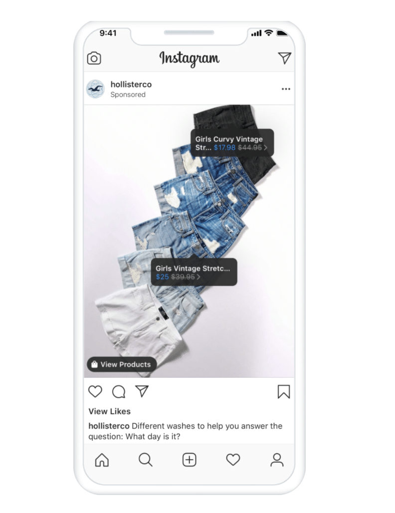 instagram shopping ad